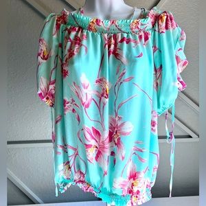 Floral Off-The-Shoulder Top - 7th Avenue